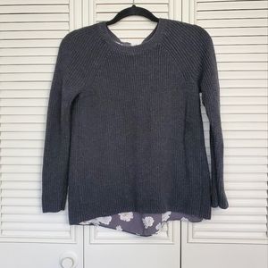 Loft Mixed Media Sweater